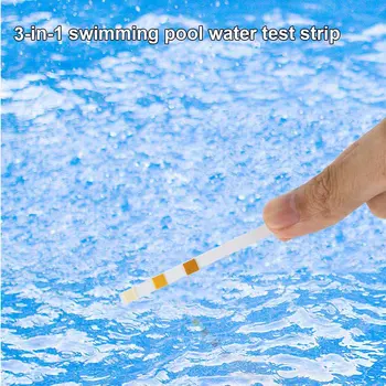 

Hot 50Pcs Swimming Pool Spa Water Test Strips PH Chlorine Alkaline Acid Bromine Hardness Test Paper Tool MDD88