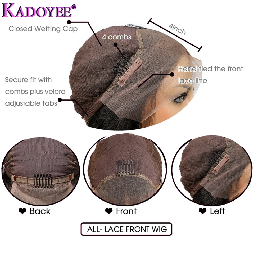 Brazilian Straight Lace Front Wig With Baby Hair Pre Plucked Hairline Ombre 1B27 Color Ear to Ear Human Hair Lace Frontal Wig