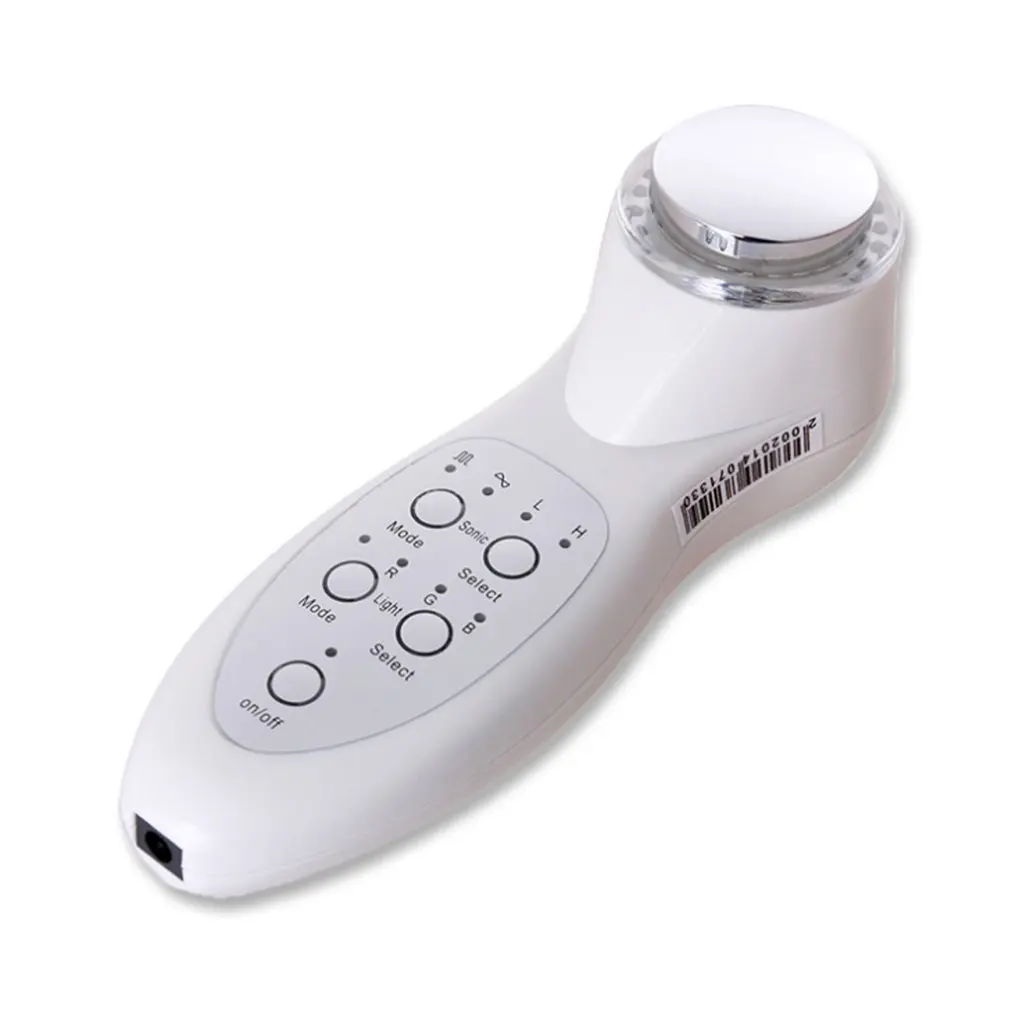 

Portable Led Photon Ultrasonic Ultrasound Facial Face Skin Care Cleaner Wrinkle Remover Beauty Instrument Best Gift