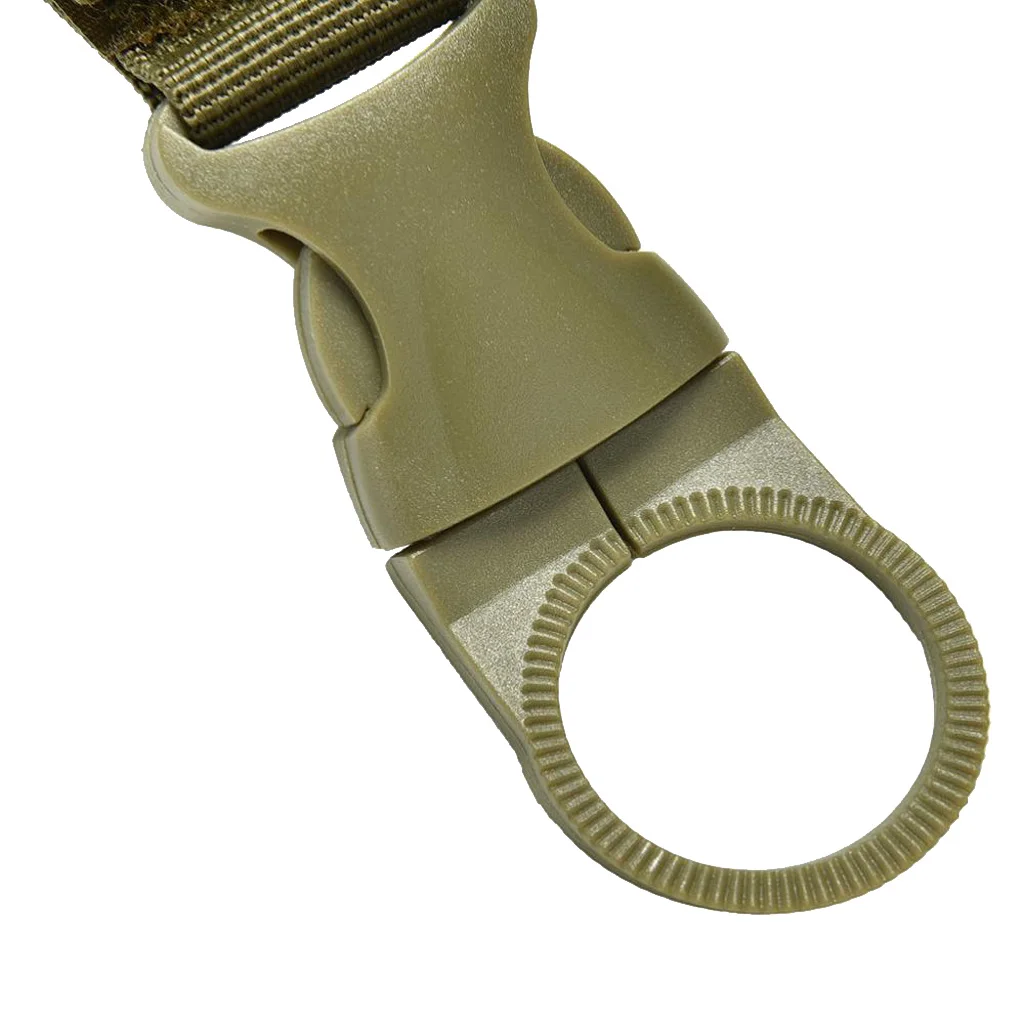 Outdoor Carabiner Nylon Key Hook Molle Webbing Buckle Strap Hanging Belt Buckle Water Bottle Holder 14.5 x 2.5 cm 