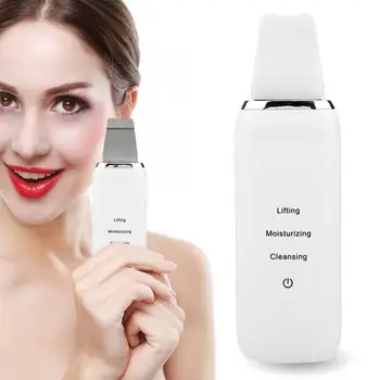 

Ultrasonic Face Skin Scrubber Face Cleaning Machine Blackhead Removal Exfoliating Pore Cleaner USB Cable