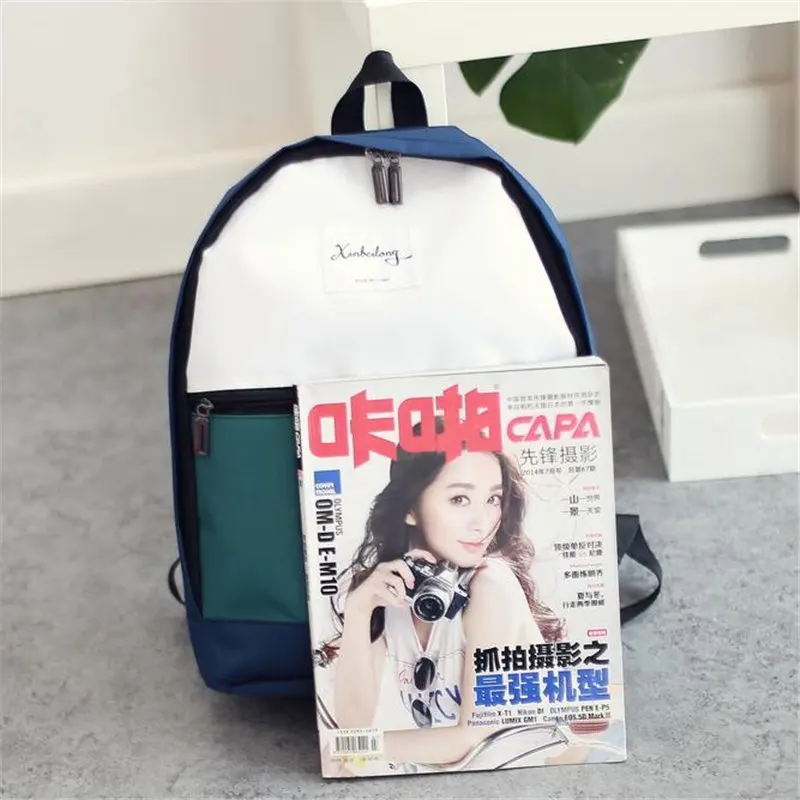 20189 de las mujeres de la moda de lona mochilas para Patchwork bolsas para la escuela de niñas Casual estudiante Mochila M285 20189 de las mujeres de la moda de lona mochilas para Patchwork bolsas para la escuela de niñas Casual estudiante Mochila M285