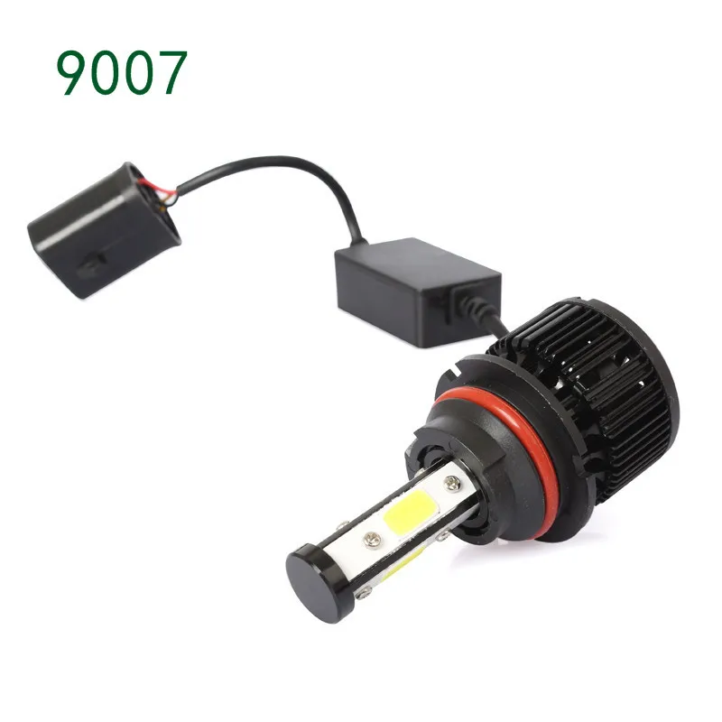 DIC 2 шт. яркий светодиодный H7 H4 фары 4 стороны 180 W 16000Lm H11 9005 HB3 9006 HB4 COB лампы для автомобильных фар 6500 к X6