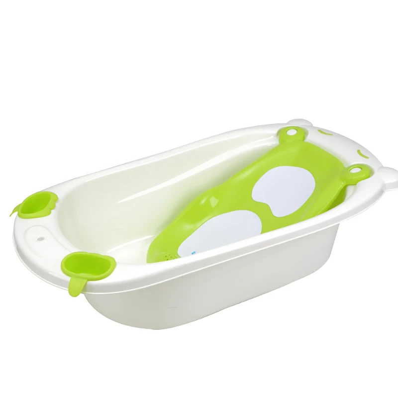Пластик детская ванночка ребенок душ, ванна для ванной для новорожденных Детский бассейн BB587 - Цвет: Светло-зеленый