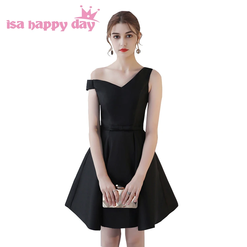 simple black dress design