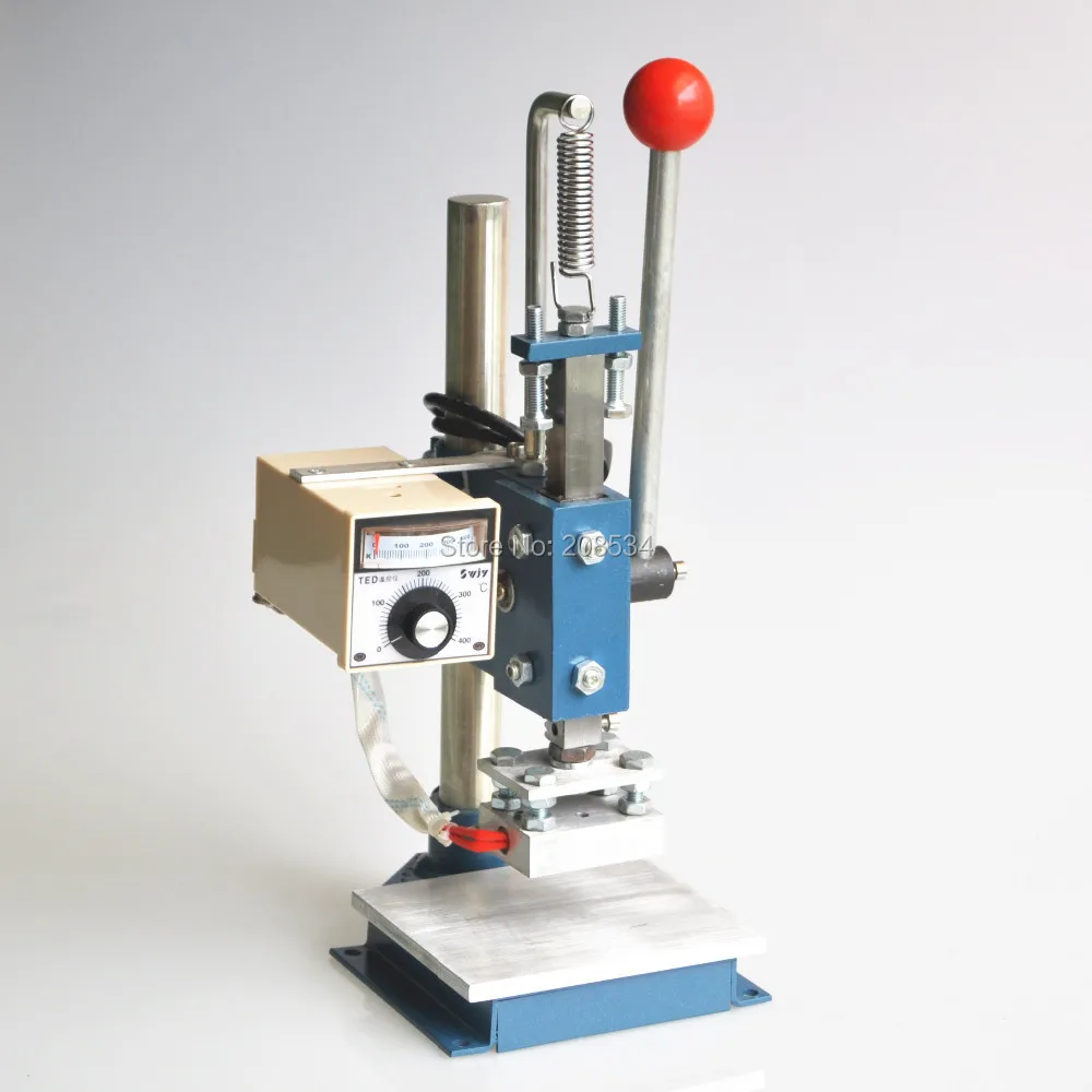 Hot foil Embossing Dies machine for leather heat embosser stamping press machine digital alphabet handheld 10X13CM