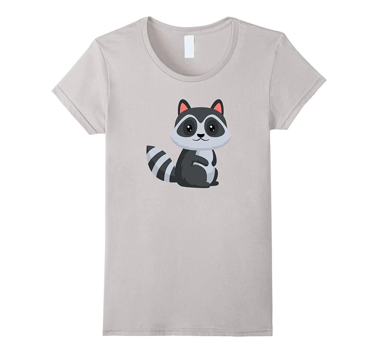 

Cute Raccoon Shirt: Funny Animal T-Shirt Womens O-Neck T Shirts Female T Shirt Kawaii Hip Hop Brand For Lady Tops Streetwear