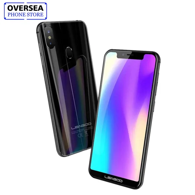 Cheap LEAGOO S9 5.85" HD + IPS 19:9 Screen RAM 4GB ROM 32GB Android 8.1 MT6750 Octa Core 13MP Dual Rear Camera 3300mAh 4G Mobile Phone