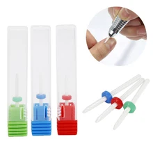 Профессиональная 1 шт. Acicular керамическая шлифовальная насадка для ногтей дрель битовое электрическое сверло маникюр, Полировка Ногтей Машина Аксессуары 3 размера