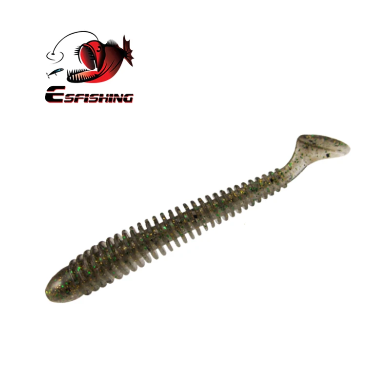 Esfishing الصيد السحر طعوم طرية حلقة شاد 96 مللي متر سوينغ تأثير سيليكون إغراء الأسماك الكارب معدات الصيد بوبر PVA
