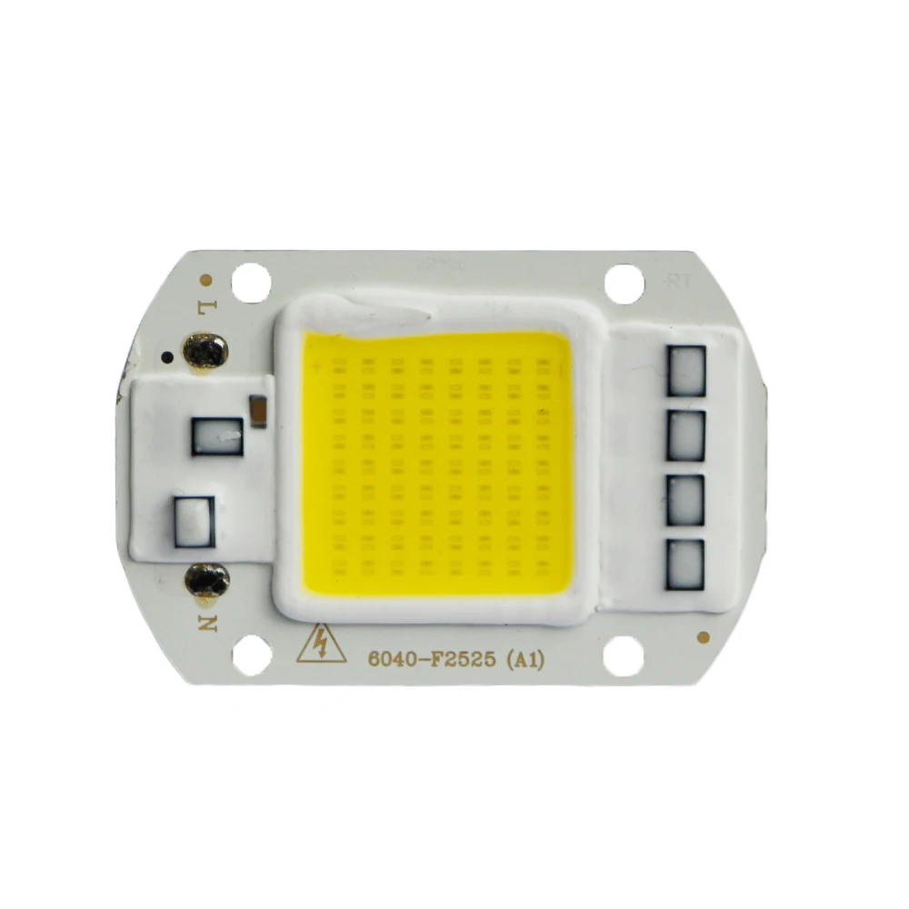 IC Smart COB светодиодные бусины 110 В 220 30 Вт 50 светодиодный чип высокой мощности