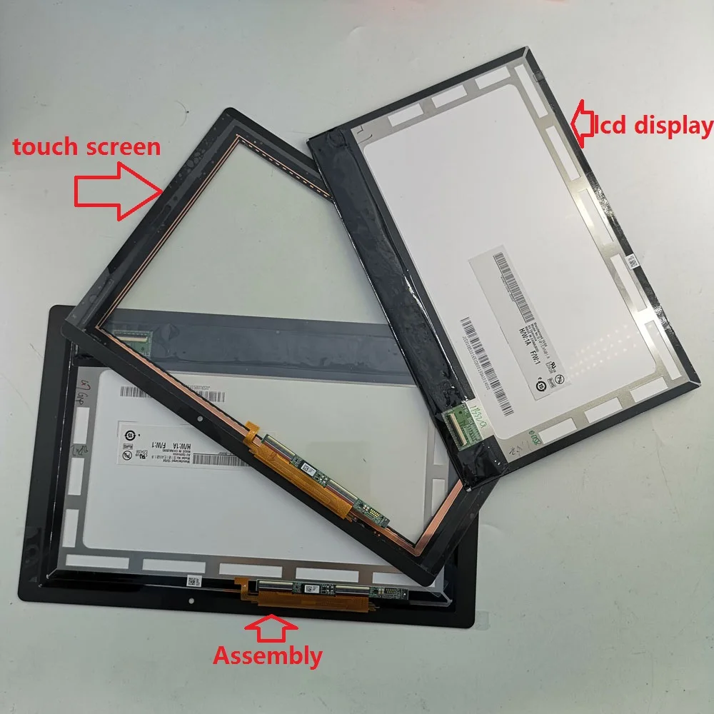 10 1 дюймов ЖК дисплей Дисплей сенсорный Экран матрица планшета для Acer aspire