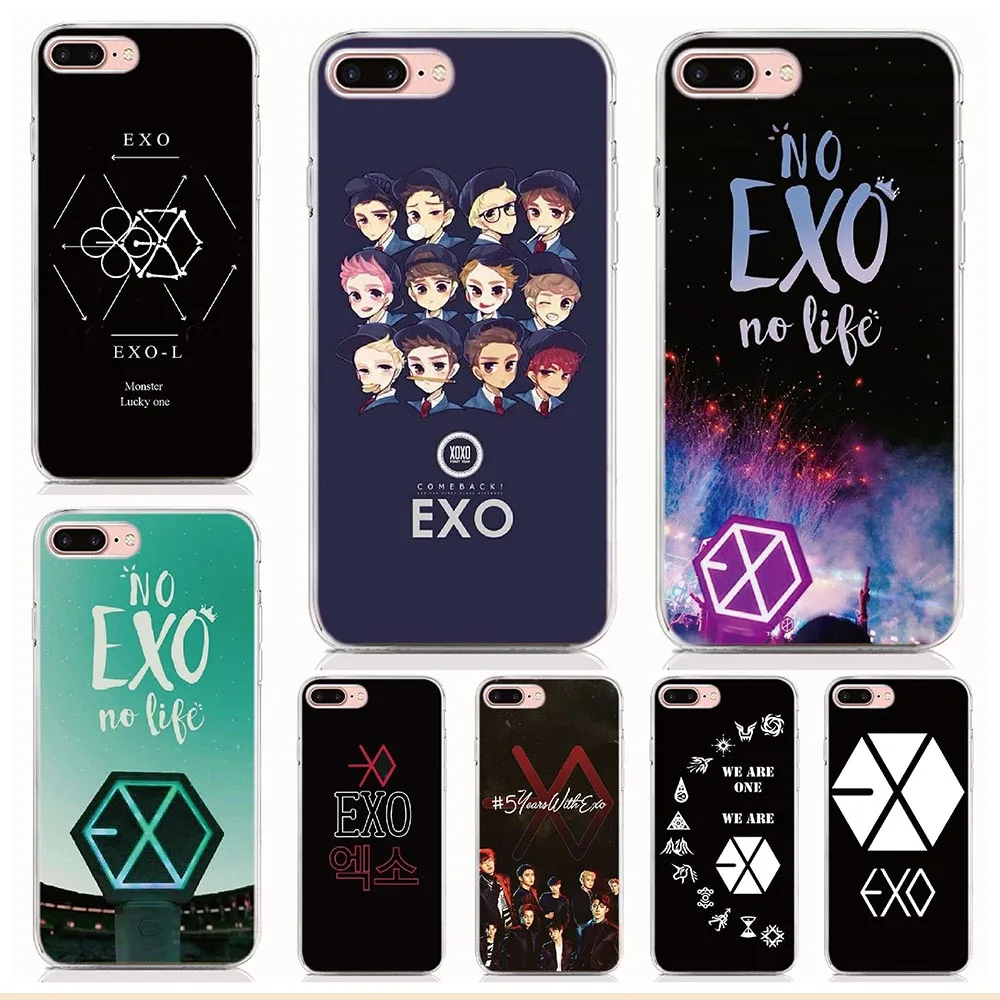 Чехол EXO kpop для BQ Aquaris X Pro X2 VS plus X5PLUS U Lite E5 E6 X5 M5 E4.5 A4.5 M5.5 мягкий чехол телефона из ТПУ