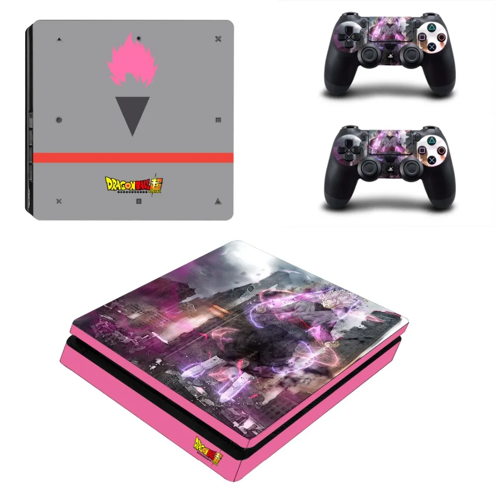 Аниме Dragon Ball и Super Goku PS4 Slim Skin стикер для консоли Sony PlayStation 4 контроллеров наклейка