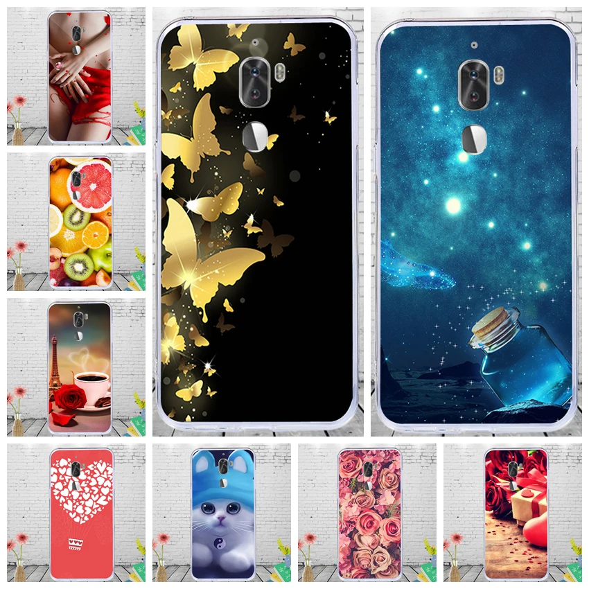 NORLSTY Soft Silicone Phone Cover For Letv Cool 1 Case Painted LeEco cool Dual Leeco Coolpad Cool1 Cases Flower Plants |