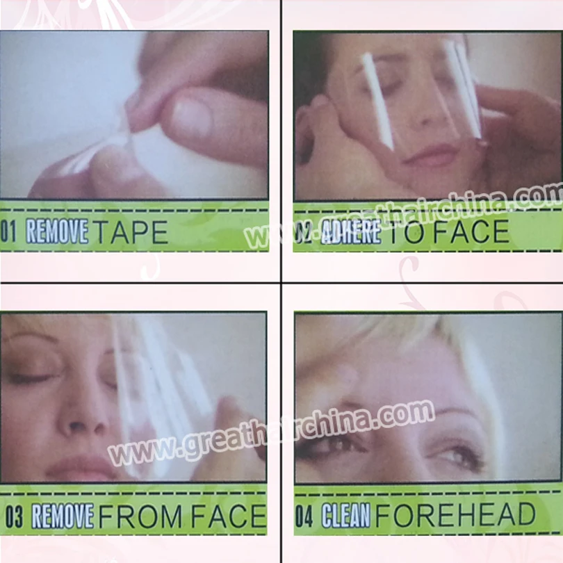 50 Pcs/Box Hair Styling Newest ProductClear Face Protector Film Practical Aesthetic Way to Protect Your Face