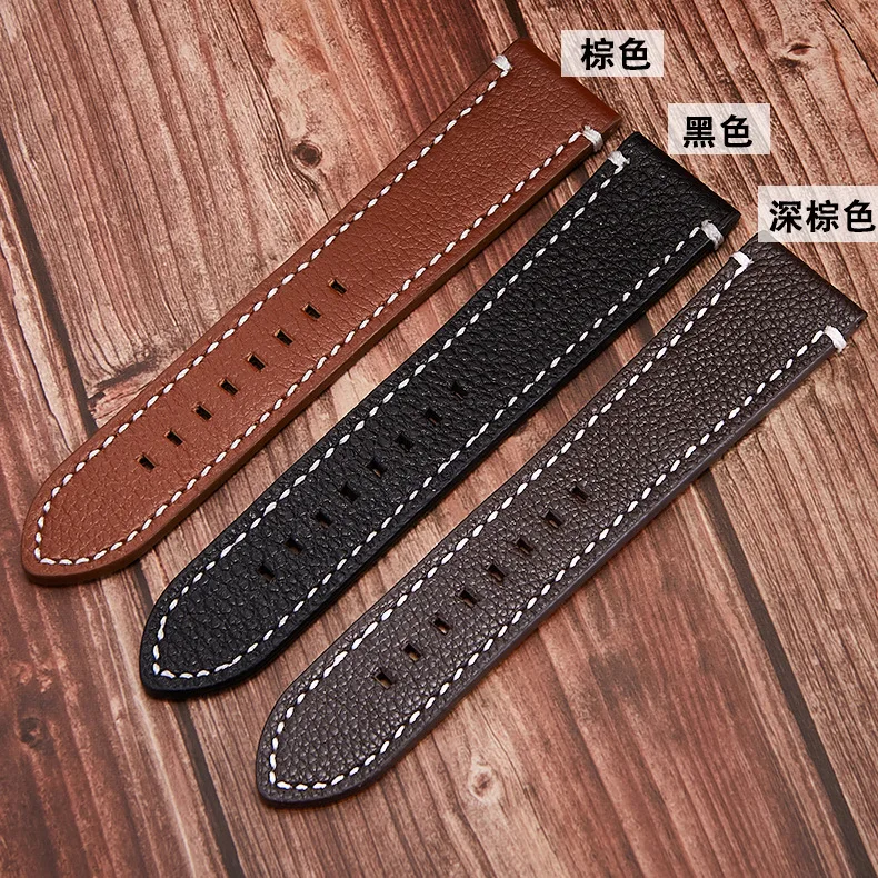 

18/19/20/21/22mm Spot strap leather retro leather double-sided leather soft foreign trade hot