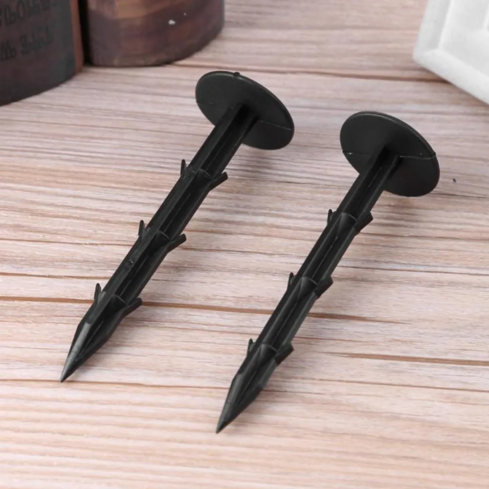 

50Pcs Garden Ground Nail Greenhouse Film Weed Prevention Ground Cloth Sunshade Fly Net Mulch Fix Tools 11cm