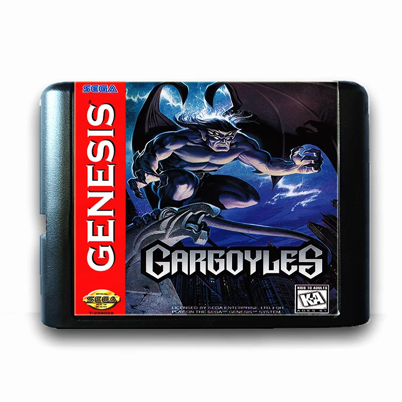 Gargoyles для 16 битной игровой карты Sega MD Mega Drive видеоигровой консоли Genesis PAL USA