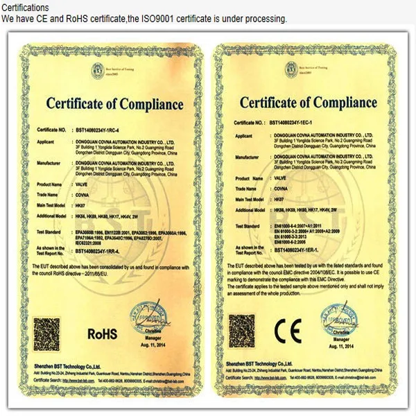 Certification