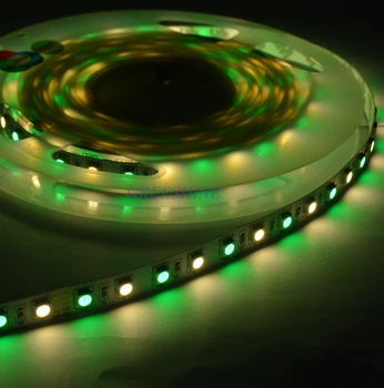 

72leds/M RGBW RGBWW RGBNW 5M LED Strip Light 5050 4 color Rope Light Non waterproof 17.2W DC24V Free Shipping