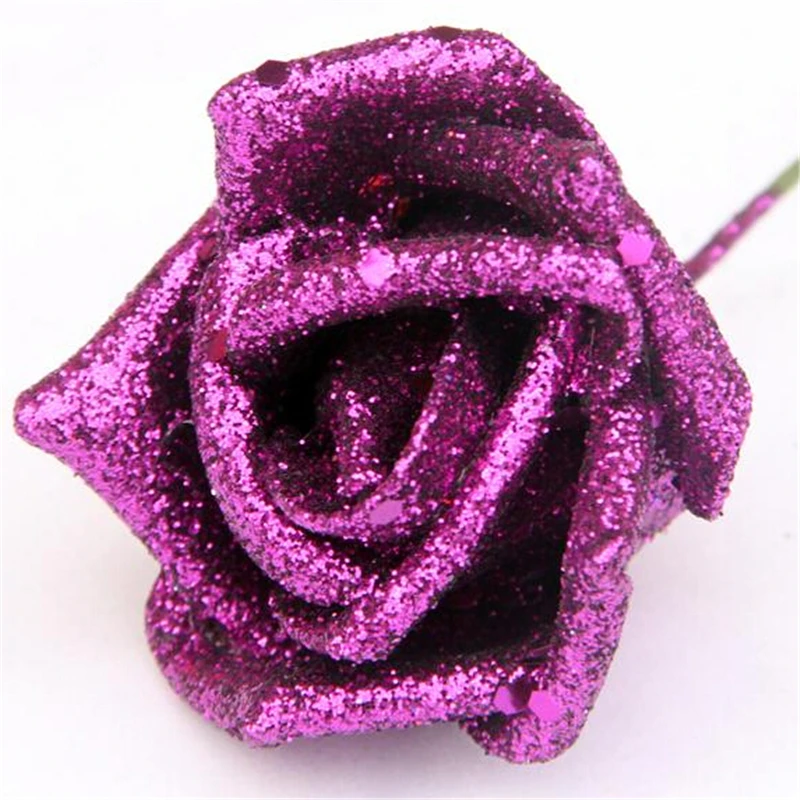 Glitter rose tutorial ✨ #glitterroses #glitterrosetutorial #glitterros