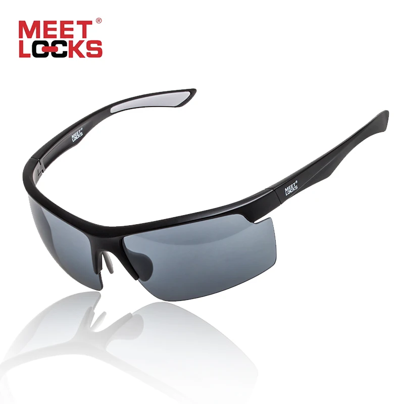 MEETLOCKS Cycling Glasses Men Sports Sunglasses Soft Frame UV400 protection R... 