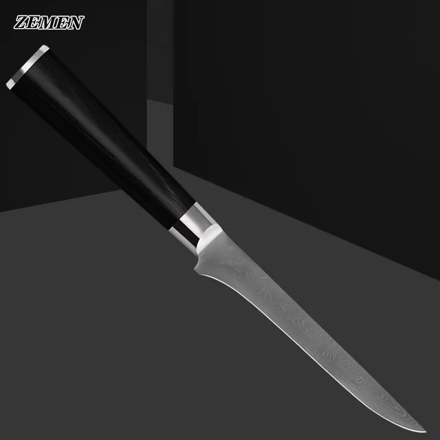 Qing Damascus Steel Knife 5 Inch Boning 9cr18mov Qing Damascus Steel Knife 5 Inch Boning 9cr18mov Kitchen Knives 71 Layers