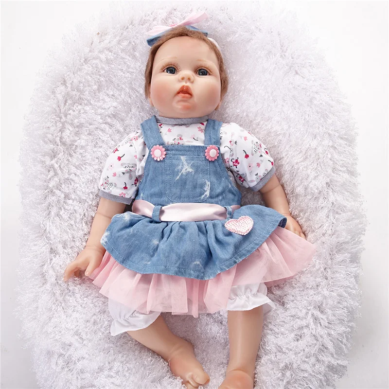 

Reborn Vinyl Dolls 55cm Soft Touch Bebe Toys Bonecas Reborn de Silicona Education Toys for Kkids SB5504 Silicone Dolls Reborn