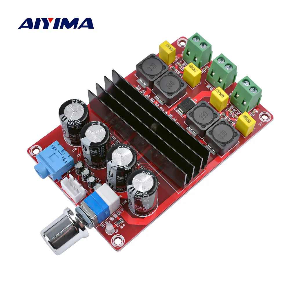 Высокая мощность Цифровые усилители доска TDA3116D2 Двухканальный аудио усилитель доска 12-24 В 100Wx2