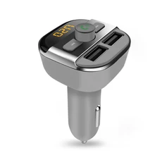 BT20 Dual USB 4.0+2.1A Car Charger Bluetooth FM Transmitter LED Display MP3 Player Bluetooth Handsfree Call Car Kit FM Modulator fm transmitters bluetooth car kit fm transmitter handsfree aux mp3 player modulator with led display portable dual usb charger