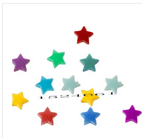 

10mm25pcs Mixed Star Acrylic Spacer Beads *crafts materials plastic chunky alphabet bubblegum