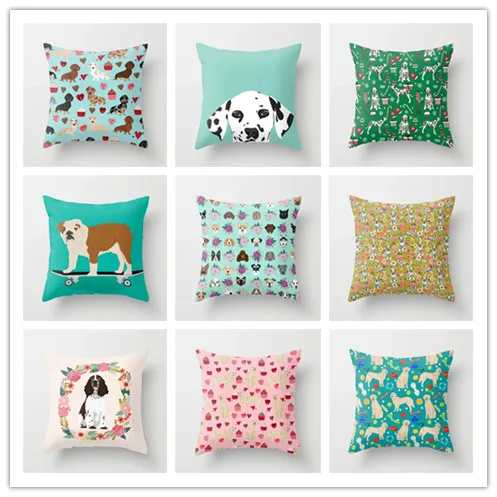 

Fashion Animal Cushion Cover Pug Dog Children Decorative Sofa Throw Pillow Car Chair Home Decor Pillow Case