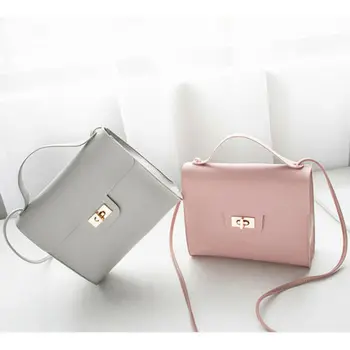 

Women PU Leather Handbag Shoulder Ladies Purse Messenger Satchel Small Bag Female Solid Summer Hot Handbags Crossbody Bag 2019