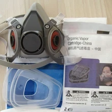 Антивирусная маска с фильтром картридж и 2 шт бумажные фильтры распылитель живопись пестицидов химический формальдегид