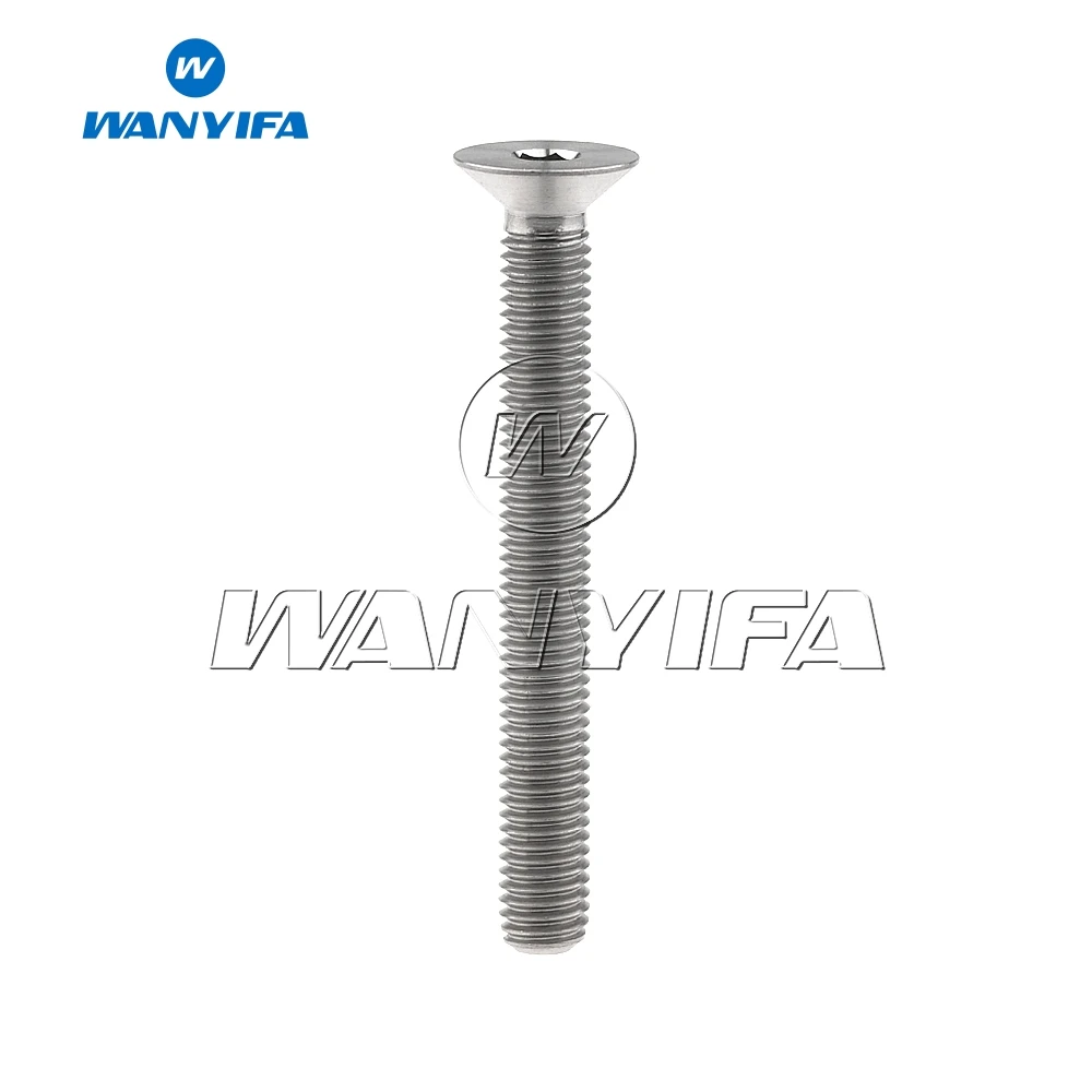 Титановый болт Wanyifa M8x 15 20 25 30 35 40 45 50 60 80 90 мм потайные болты для велосипеда