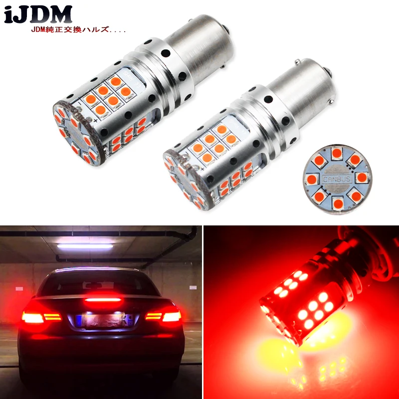 iJDM 32SMD 7507 PY21W Canbus LED Replacement Bulbs For BMW F30 F32 2 3