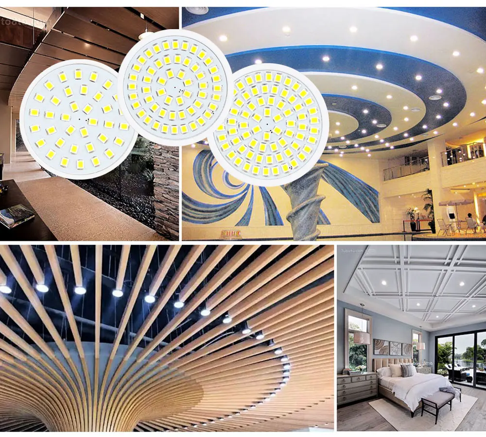 E27 MR16 GU10 LED Bulb Lamp AC 220V Bombillas LED Lamp Spotlight 36 54 72 LED 2835 Spot Lights Grow Plant Light 4W 6W 8W