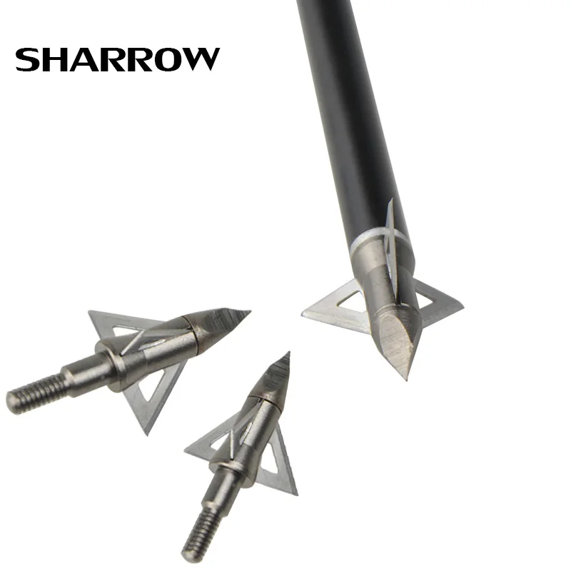 Buy 3PCS Archery Hunting Broadhead 3 Blades Steel