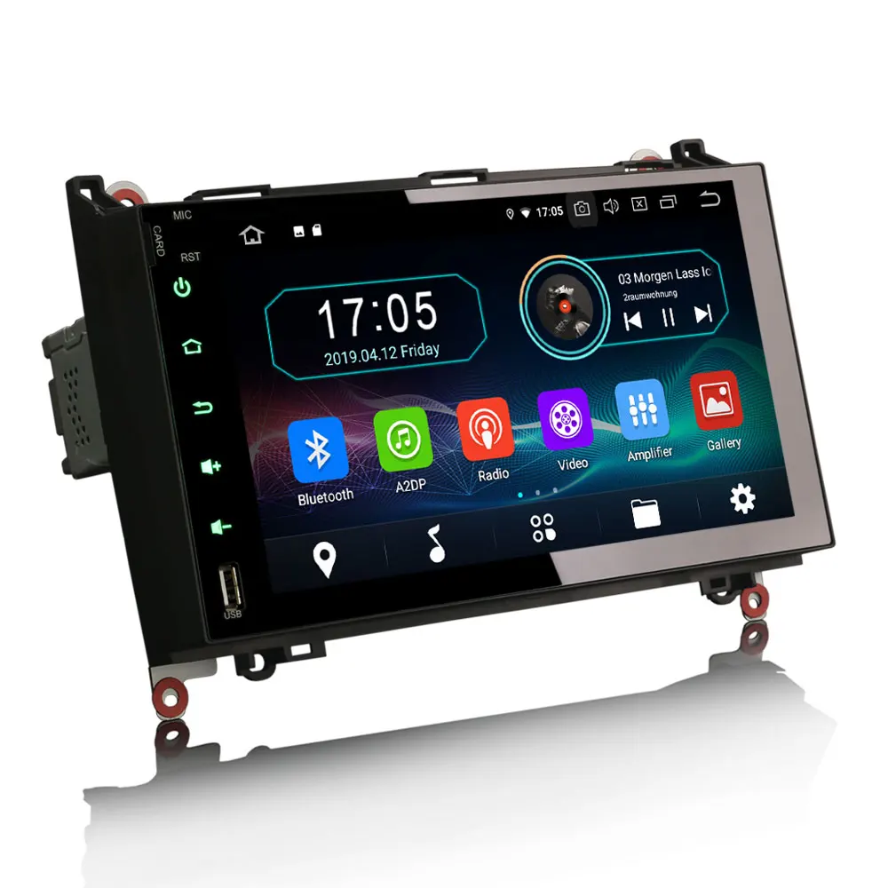 Flash Deal 9" Android 9.0 OS Car Multimedia GPS Radio for Mercedes-Benz A-Class W169 2005-2012 & Viano 2006+ & Vito 2006+ & Sprinter 2006+ 4