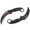 Swayboo Doppler Cs Go Talon Knife Fade Counter Strike Black Tactical  Camping Fixed Blade Outdoor Knife 4