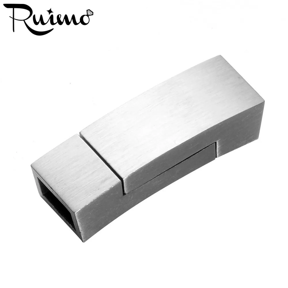 Магнитная застежка RUIMO 316l из нержавеющей стали 3*5 мм квадратное отверстие