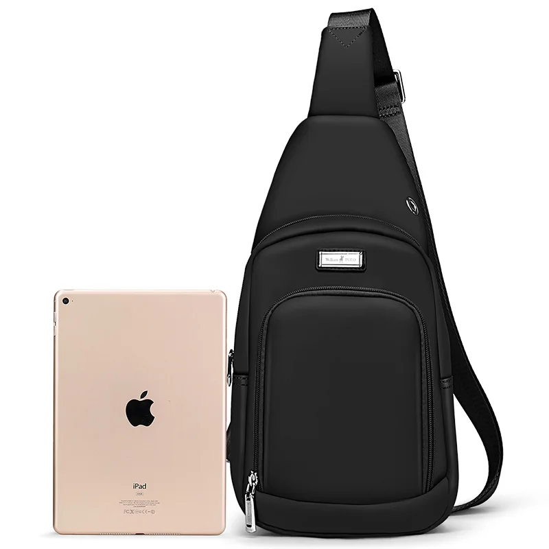 

WILLIAMPOLO 2019 Oxford Waterproof Shoulder Baf Men Business Style Chest Bag Male Fashion Crossbody Bag Men Bolsa PL183028