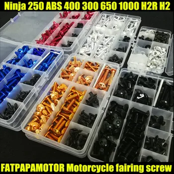 

Universal Motorcycle Fairing Bolts Screw Moto Spring Bolts For KAWASAKI Ninja 250 ABS R 400 R 300 650 1000 H2R H2