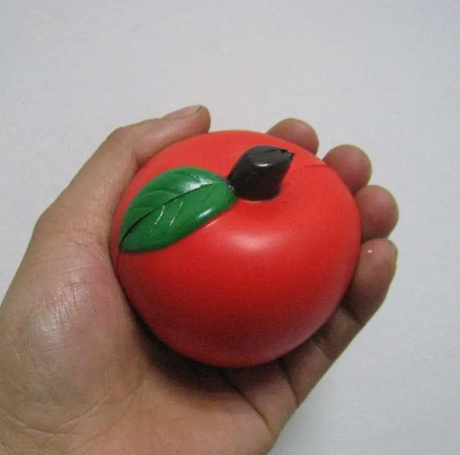 Бесплатная доставка 7 см из искусственной кожи мягкого вспененного материала apple