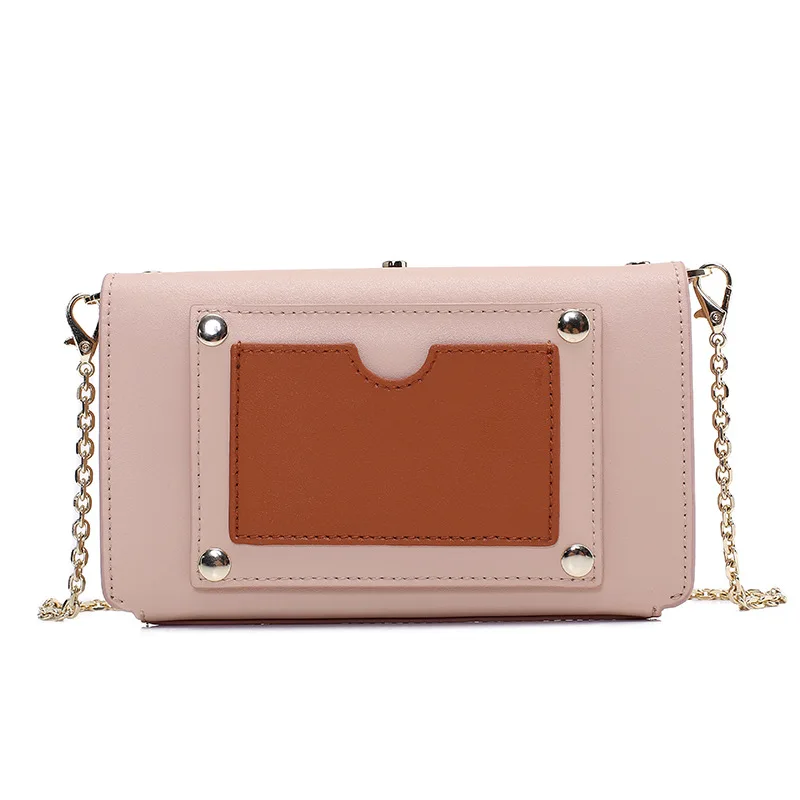 

Phone Flap Chains Shoulder Bag Small Coin Purses and Handbags Crossbody Pink Handbag High Quality Women Fashion 2019