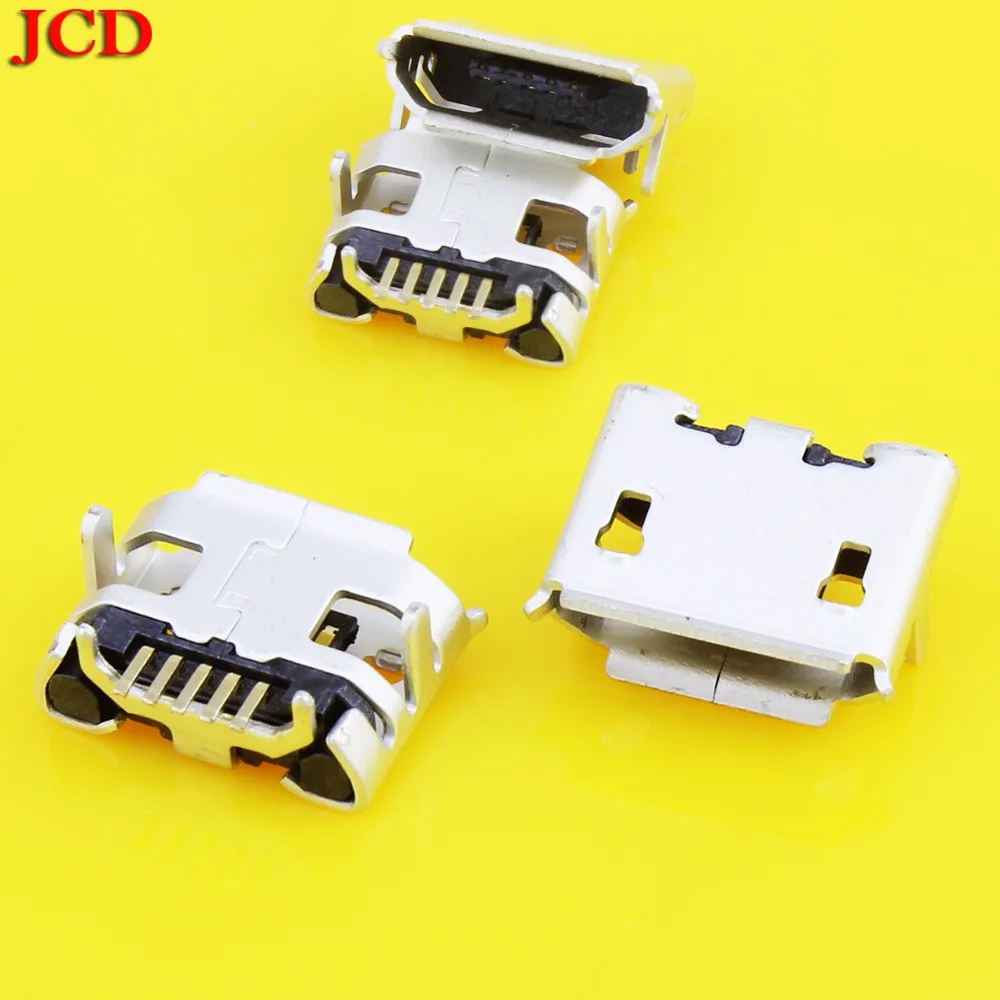 

JCD New Micro USB 5Pin Jack Female Socket B type horn connector for Tail charging 5 pin DIP jack for Lenovo A390E A2109 A3000