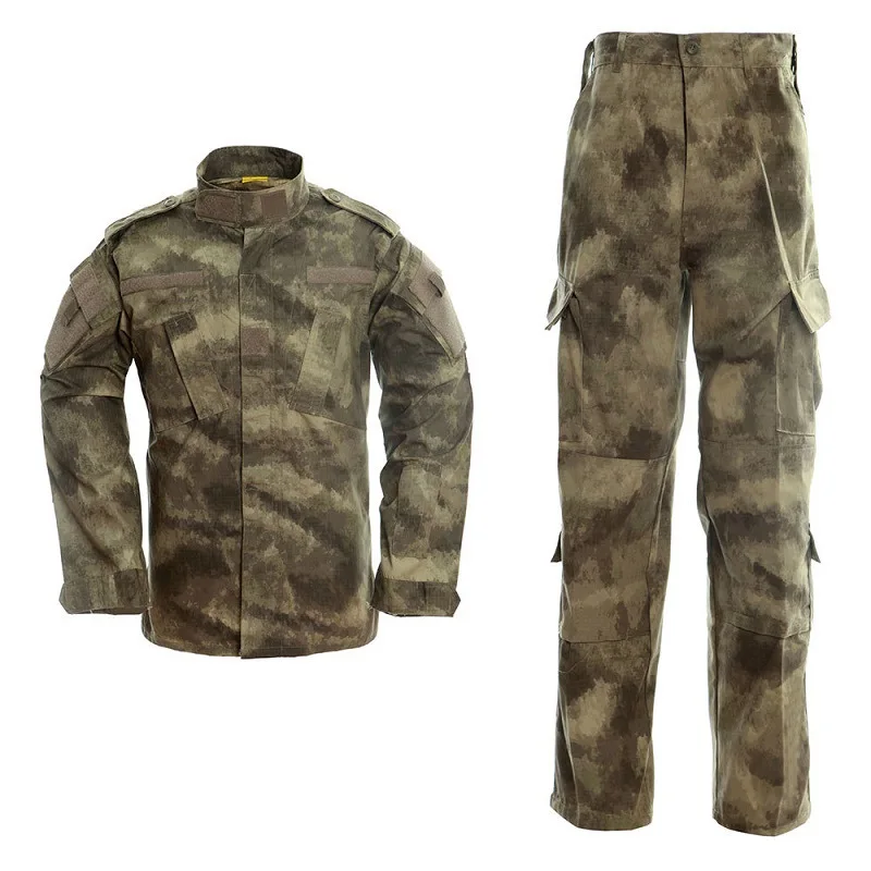 Комплект камуфляжной военной формы, пальто+ штаны, камуфляжная одежда для пейнтбола, охотничья одежда ACU, тактический военный боевой грузовой костюм BDU