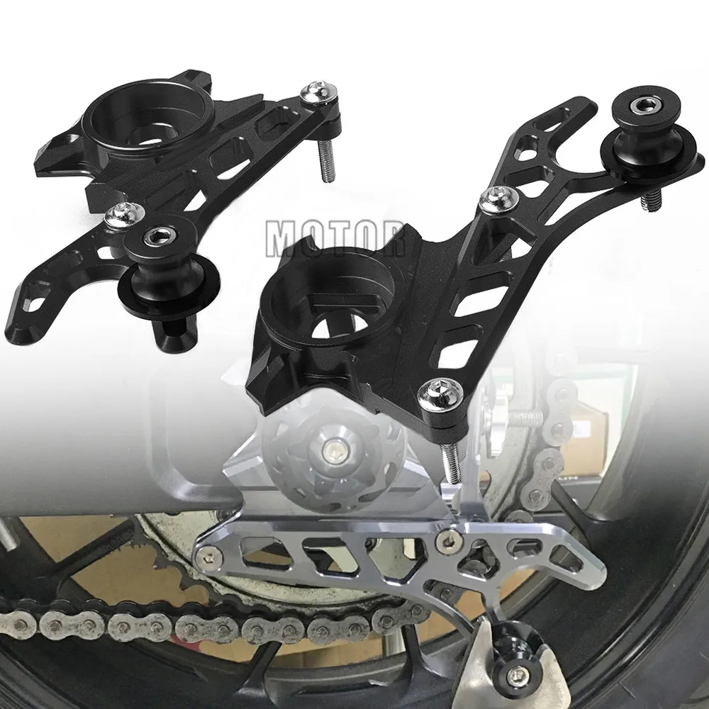 

For Yamaha MT-07 FZ-07 MT07 FZ07 2014 2015 2016 2017 Motorcycle CNC Rear Wheel Axle Stand Pick Up Hook Set With Swingarm Silder