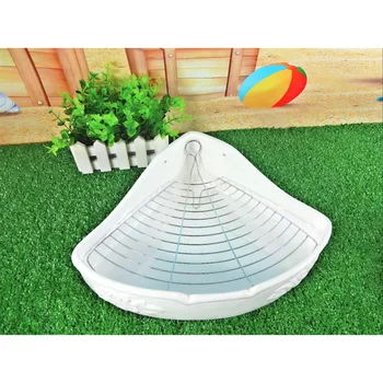 

Ceramic Pet Toilet Potty Trainer Corner Litter Box for Chinchilla Rabbit Hamster HTQ99